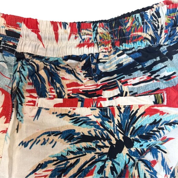 Bershka Men's Multicolor Tropical Hawaiian Shirt & Shorts Set Size XL - New - Picture 8 of 14